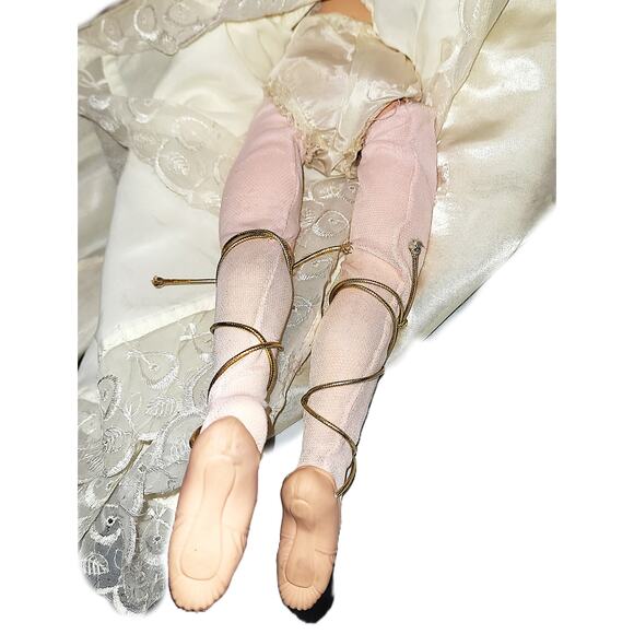 16" 50's Vintage Beautifu Blue Eyed Ginger Valentine Capezio Ballerina Doll Aida - Picture 9 of 16